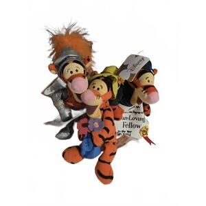 Vintage Disney Tigger Mini Bean Bag Plush Set Disney Store